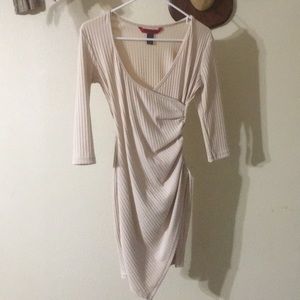 Cream colored Hot KISS size small dress